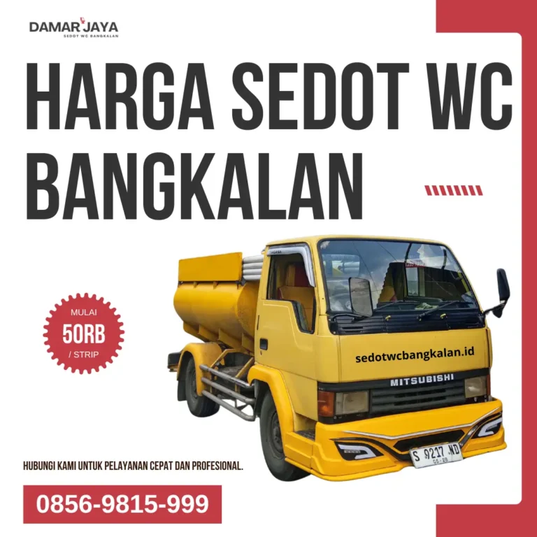 Harga Sedot WC Bangkalan Terbaru