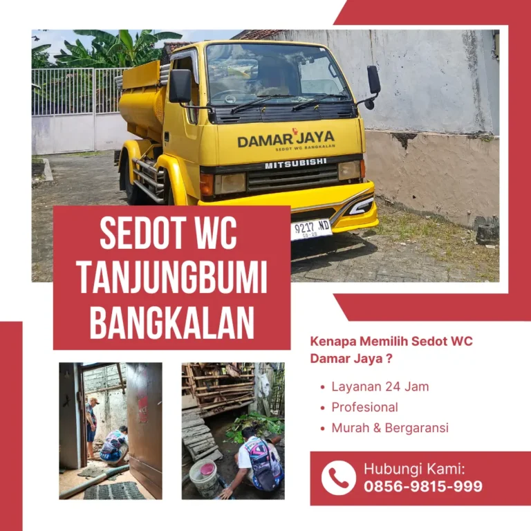 Sedot WC Tanjungbumi Bangkalan